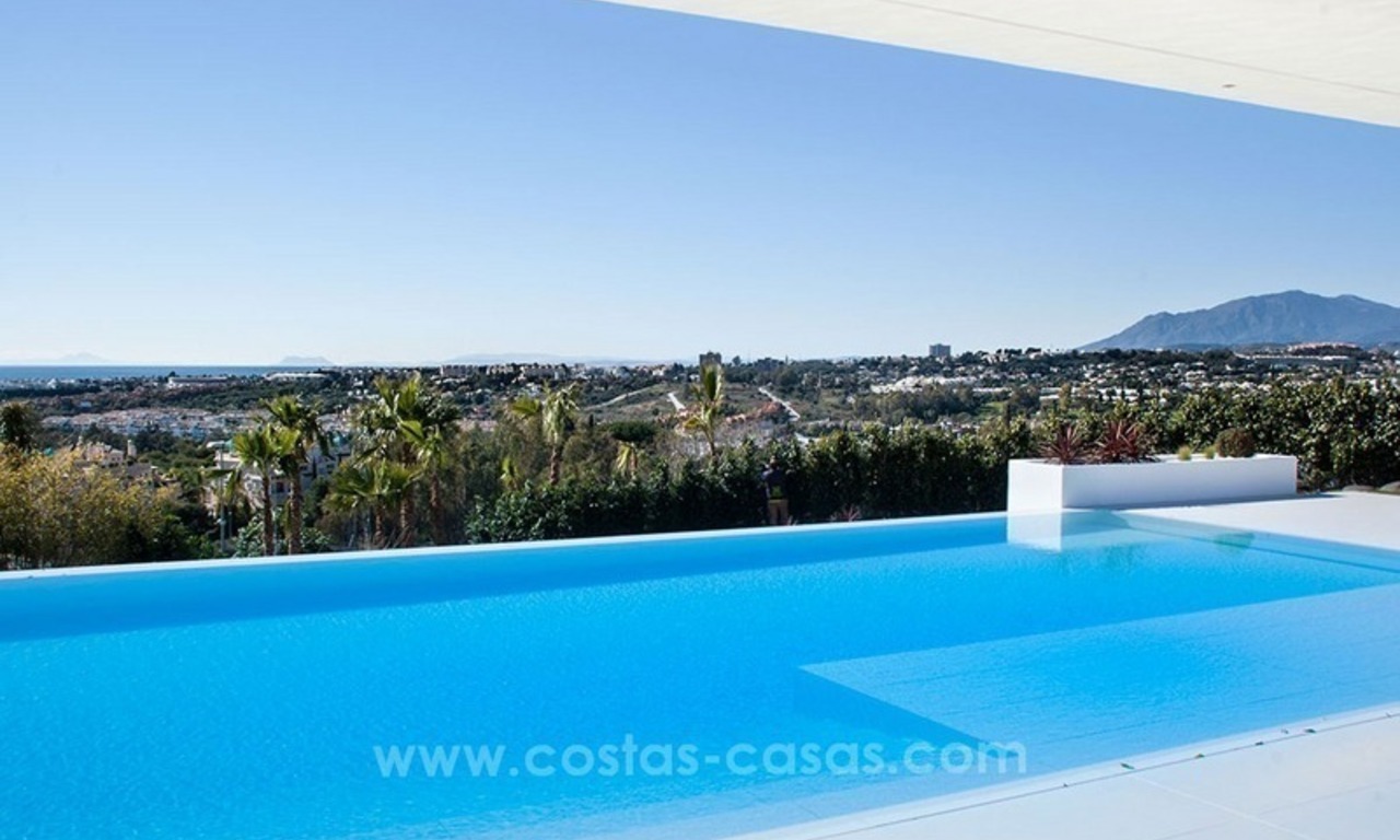 Nouvelle Villa moderne à vendre sur la Mille d’Or à Marbella 5