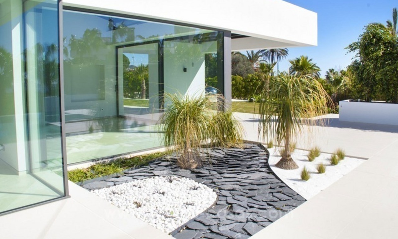 Nouvelle Villa moderne à vendre sur la Mille d’Or à Marbella 8