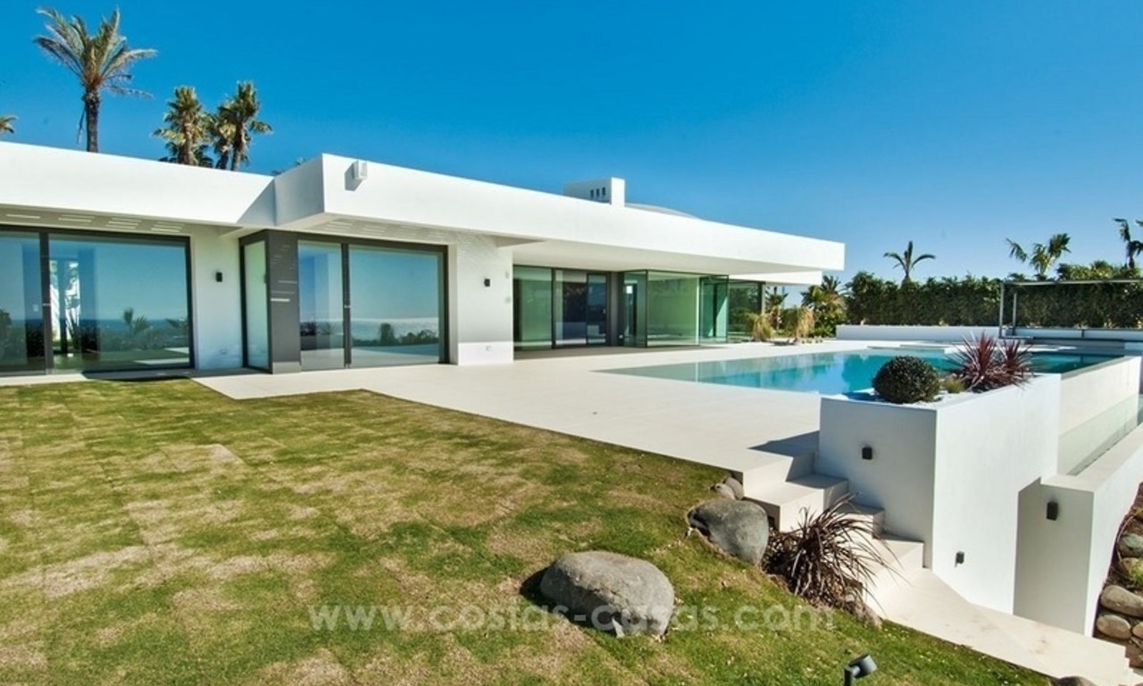 Nouvelle Villa moderne à vendre sur la Mille d’Or à Marbella 7