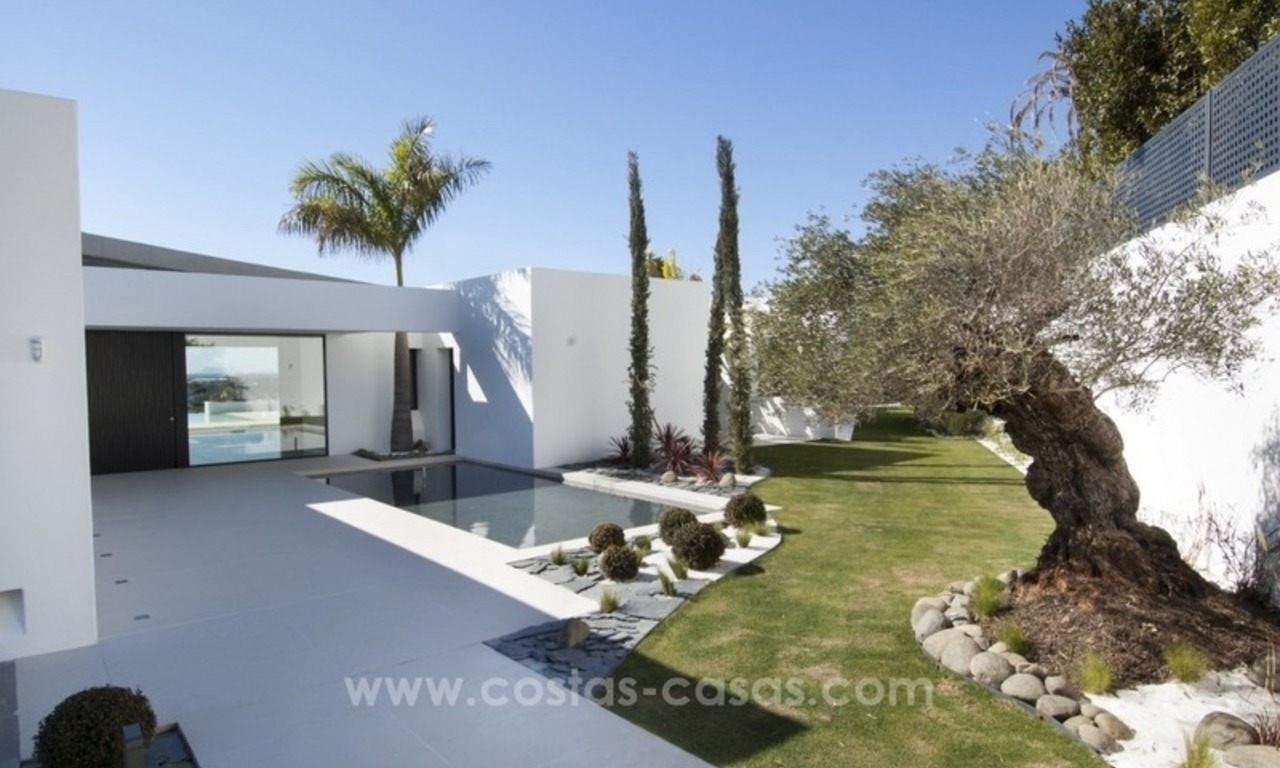 Nouvelle Villa moderne à vendre sur la Mille d’Or à Marbella 10