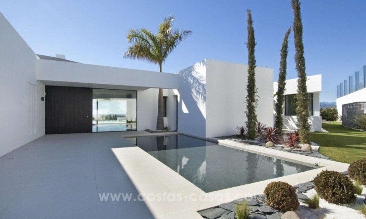 Nouvelle Villa moderne à vendre sur la Mille d’Or à Marbella 11