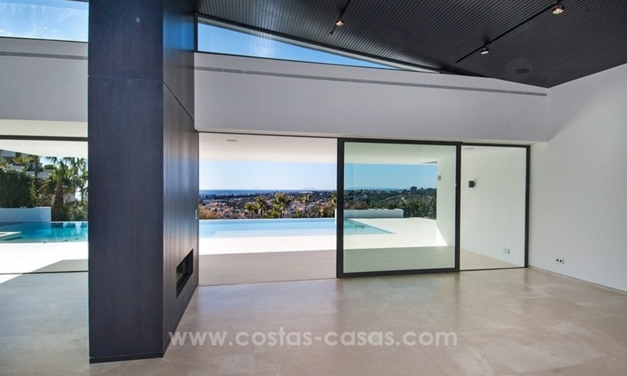 Nouvelle Villa moderne à vendre sur la Mille d’Or à Marbella 13