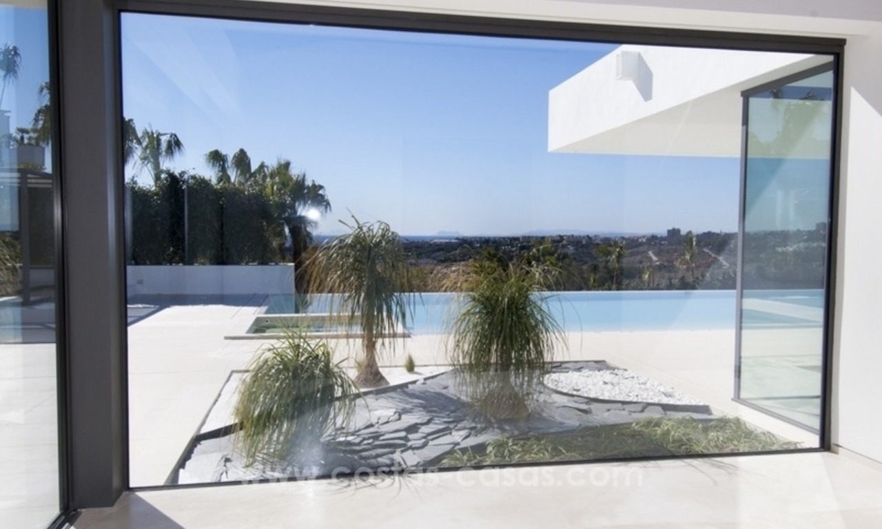 Nouvelle Villa moderne à vendre sur la Mille d’Or à Marbella 16