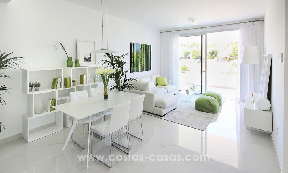 Nouveaux appartements contemporains à vendre sur la Nouvelle Mille d’Or, entre Marbella et Estepona 21255