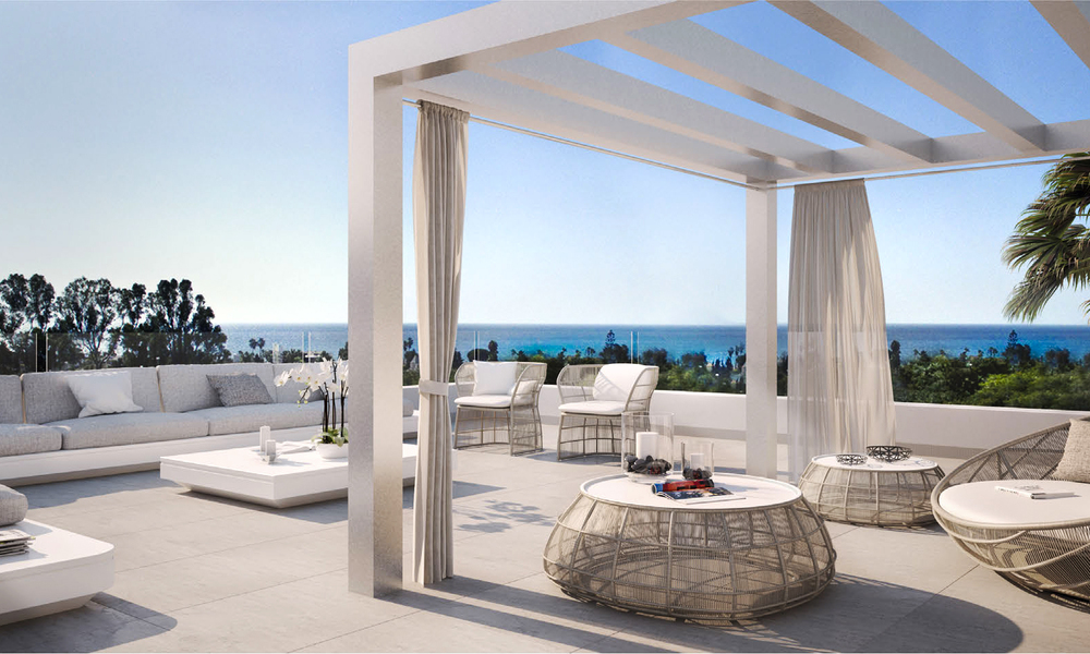 Nouveaux appartements contemporains à vendre sur la Nouvelle Mille d’Or, entre Marbella et Estepona 21261