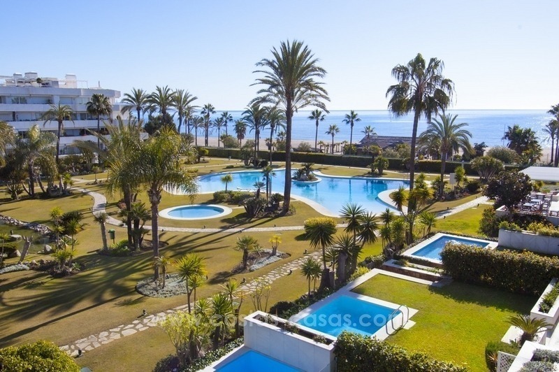 Exclusif appartement à vendre dans un complexe en première ligne de plage à Puerto Banús - Marbella