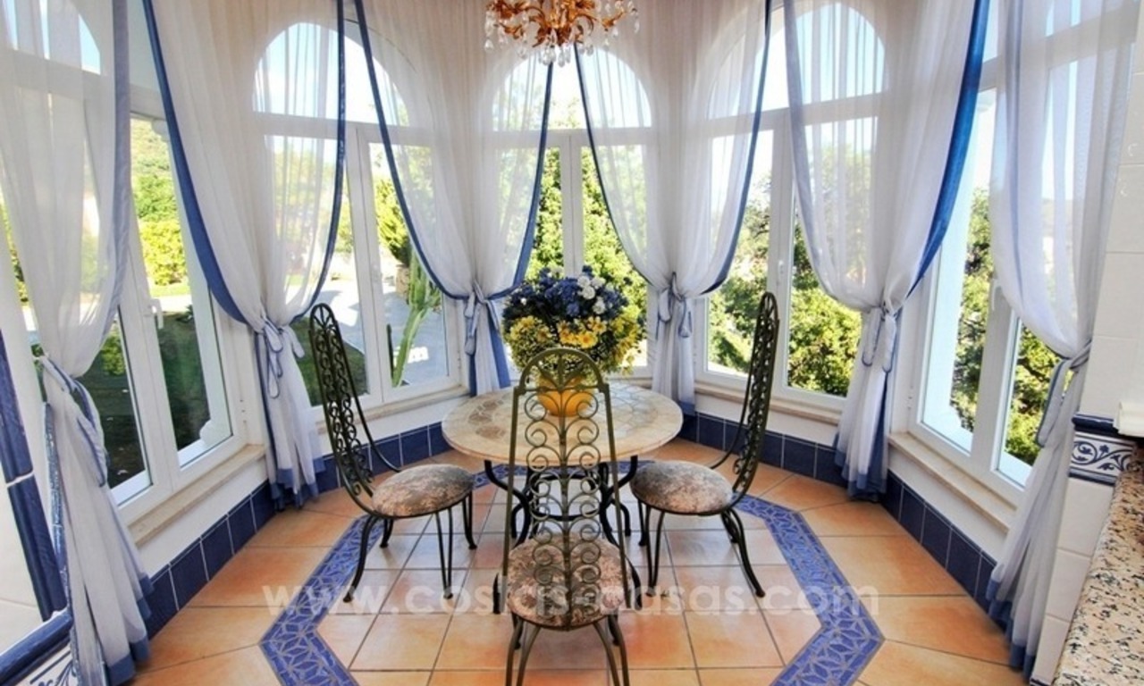 Belle villa de style classique à vendre dans le Complexe Marbella Club Golf 14
