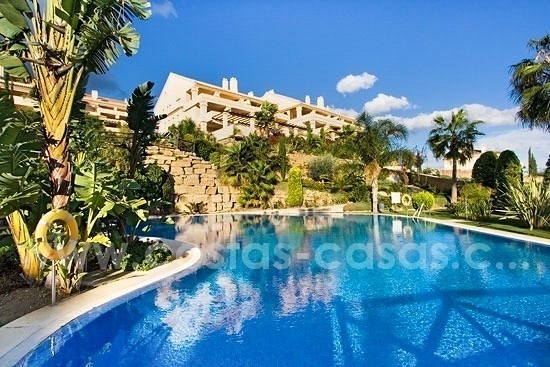 Luxueux appartement penthouse à vendre à Nueva Andalucia - Marbella