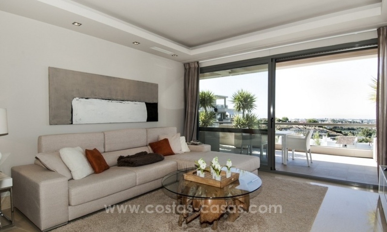 Penthouse appartement contemporain de luxe dans une zone de golf à vendre à Marbella - Benahavís 19