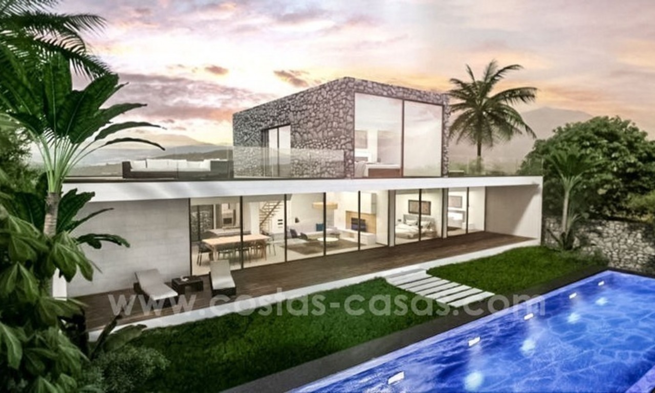 Nouvelles villas modernes à vendre sur la Costa del Sol, entre Estepona et Casares 2