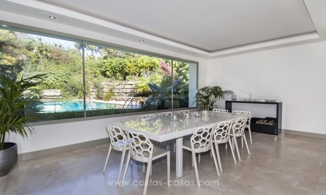 Nouvelle villa contemporaine de première ligne de golf de luxe à vendre, à l’Est du centre de Marbella 20