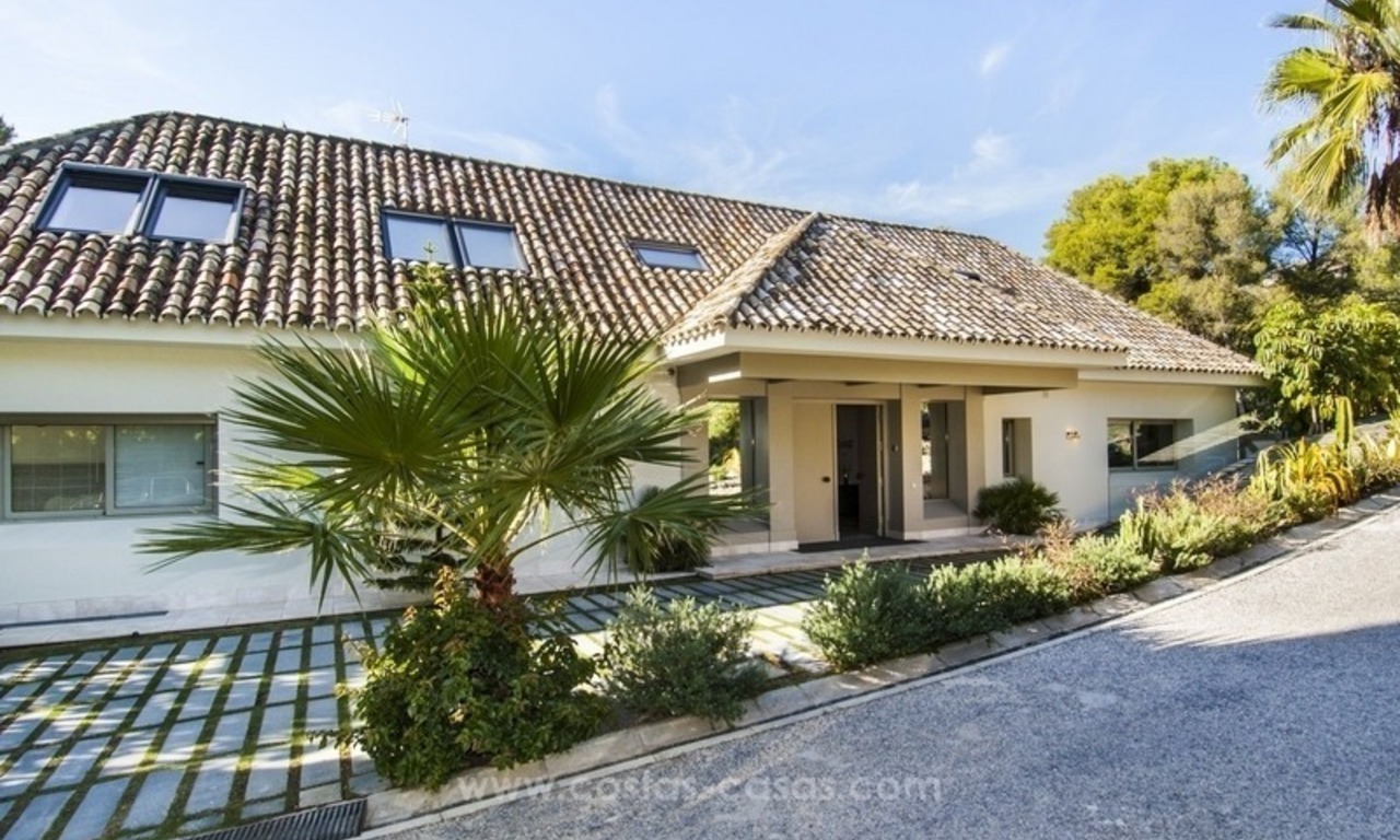 Nouvelle villa contemporaine de première ligne de golf de luxe à vendre, à l’Est du centre de Marbella 14