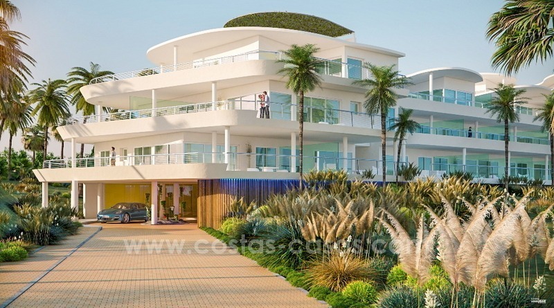 Nouveaux penthouses et appartements de luxe modernes à vendre à Benalmadena, Costa del Sol