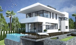 Nouvelle villa de luxe moderne en bord de mer à vendre à l’Est de Marbella 0