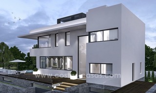 Nouvelle villa de luxe moderne en bord de mer à vendre à l’Est de Marbella 1