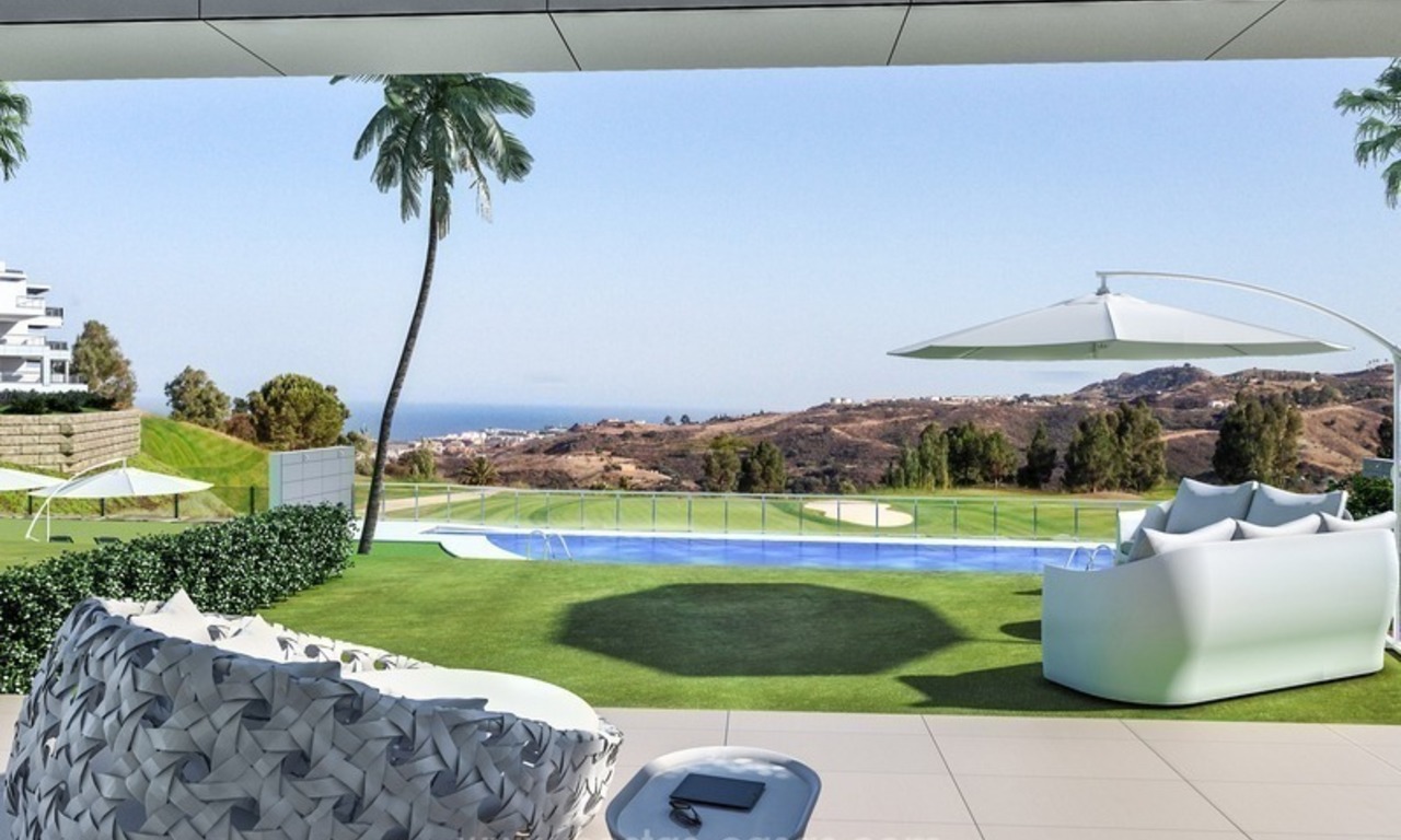 Nouveaux appartements modernes de luxe à vendre à Mijas Golf Resort, Costa del Sol 2