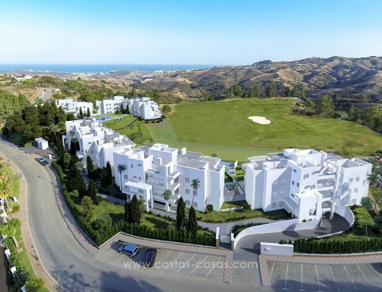 Nouveaux appartements modernes de luxe à vendre à Mijas Golf Resort, Costa del Sol