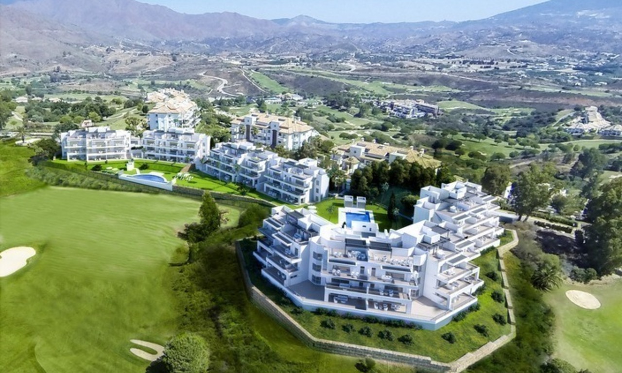 Nouveaux appartements modernes de luxe à vendre à Mijas Golf Resort, Costa del Sol 1