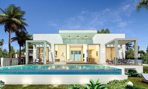 Nouvelle villa moderne de luxe à vendre à Nueva Andalucía, Marbella 