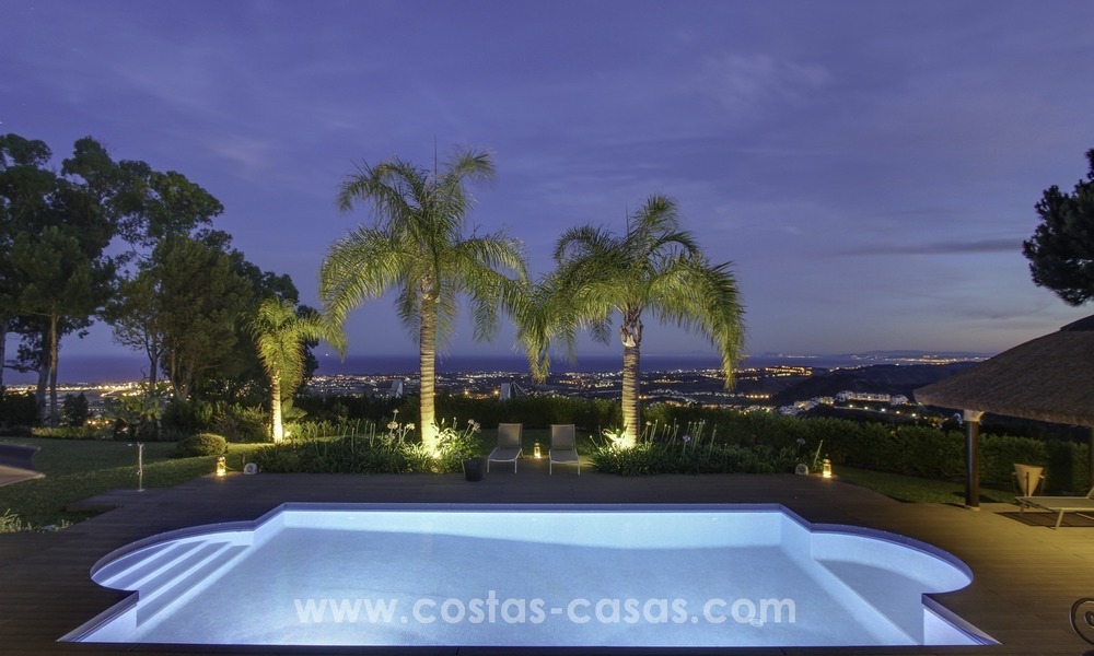 Marbella - Benahavis à vendre: Vues panoramiques sur la mer & villa entièrement rénovée 412