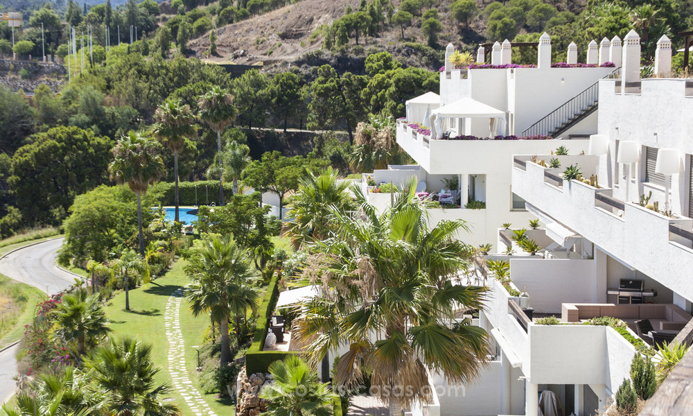 Appartement penthouse modern avec des vues mer panoramiques en vente à Benahavis - Marbella 20003
