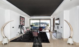 En vente Marbella Benahavís appartement de golf de luxe moderne 16