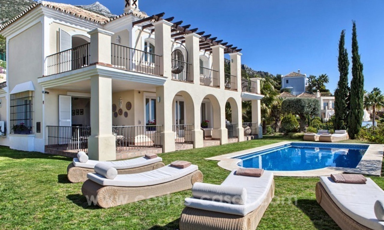 Belle villa à vendre au-dessus de la Mille d’Or, Marbella 4