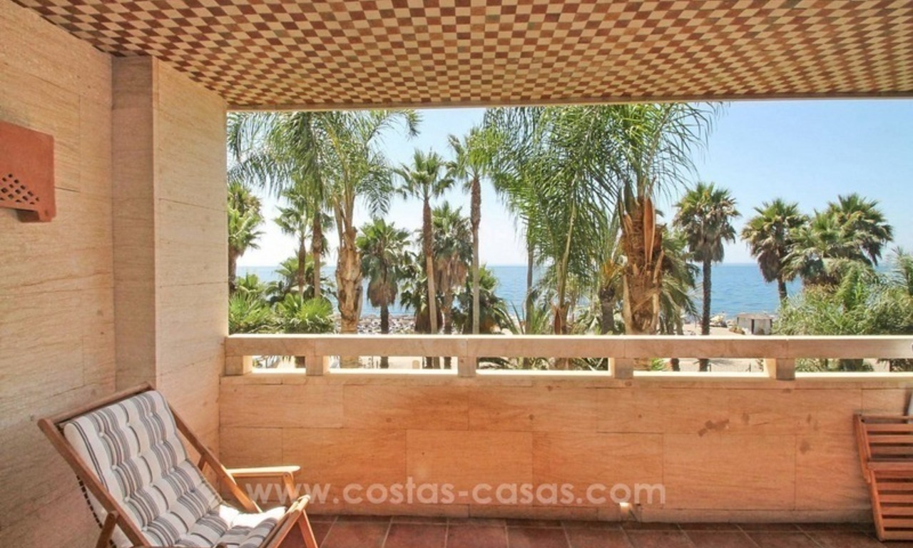 Appartement en première ligne de plage à vendre, première ligne de la Mille d’Or - Marbella 6