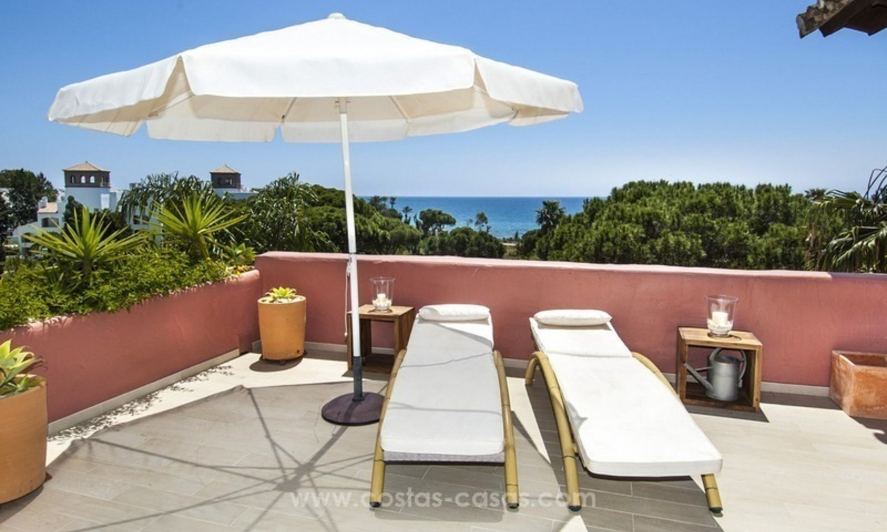 Appartement penthouse de luxe en bord de mer en vente sur la Nouvelle Mille d’Or, entre Marbella et Estepona 13