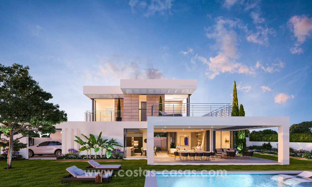 Nouvelles villas contemporaines, près de la plage en vente à Estepona - Marbella 17598
