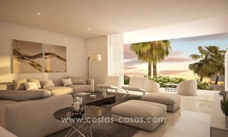 Maisons de ville modernes de luxe en vente à Marbella Est 11
