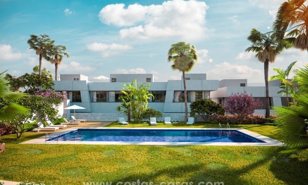 Maisons de ville modernes de luxe en vente à Marbella Est 3
