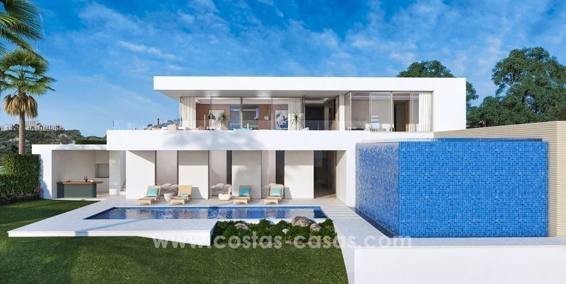 Nouvelle villa moderne de golf à vendre à Nueva Andalucía, Marbella