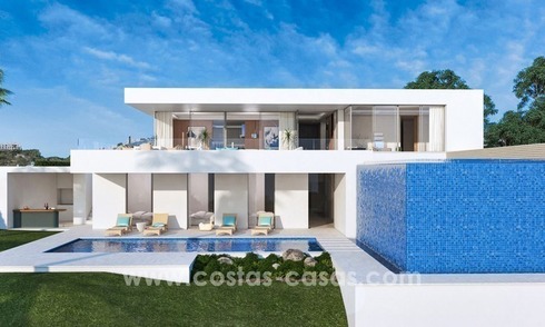 Nouvelle villa moderne de golf à vendre à Nueva Andalucía, Marbella 