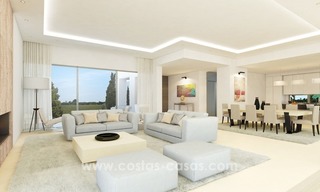Nouvelles Villas de luxe modernes à vendre sur la Mille d'Or, Marbella 6