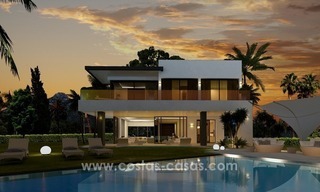 Nouvelles Villas de luxe modernes à vendre sur la Mille d'Or, Marbella 3