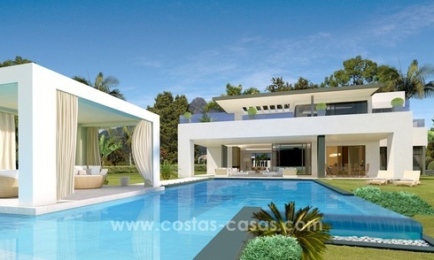 Villas contemporaines de luxe à vendre sur la Mille d’Or, Marbella 