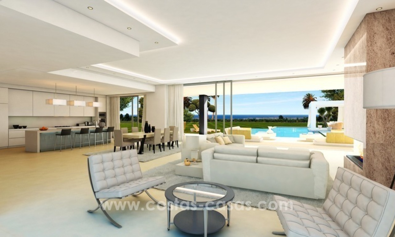 Villas contemporaines de luxe à vendre sur la Mille d’Or, Marbella 9