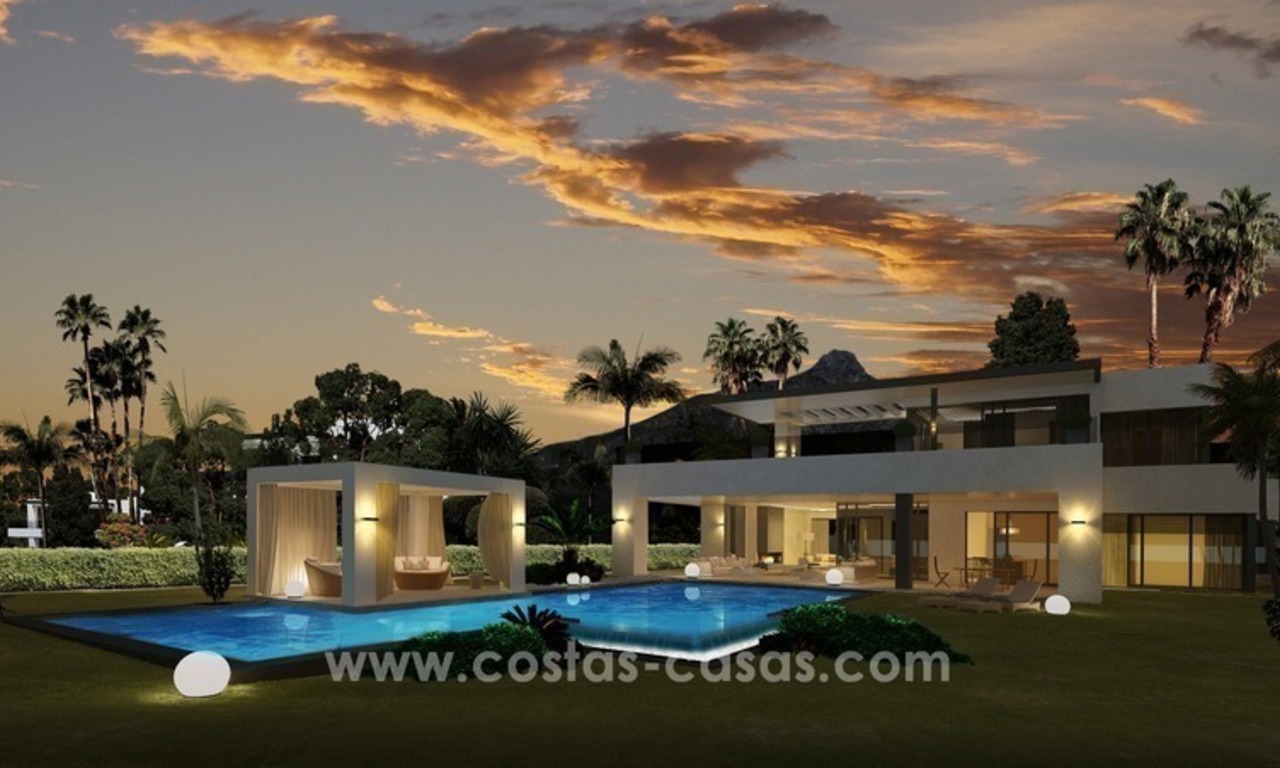 Villas contemporaines de luxe à vendre sur la Mille d’Or, Marbella 5