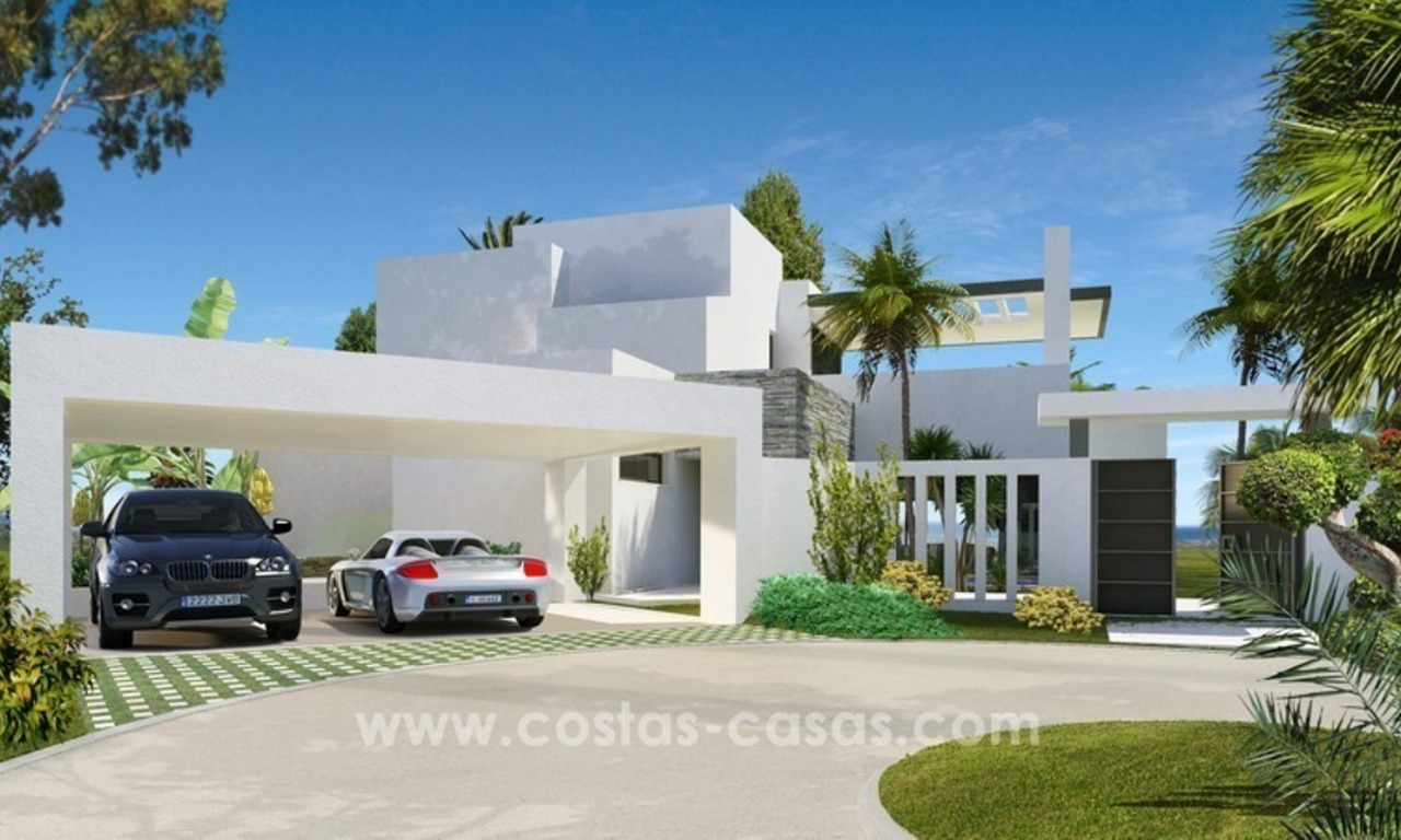 Villas contemporaines de luxe à vendre sur la Mille d’Or, Marbella 3