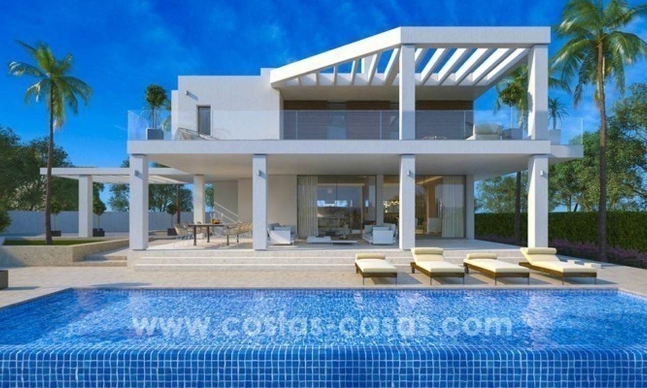 Nouvelle villa à côté d’un golf à vendre à Nueva Andalucía, Marbella 1