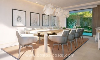 Villa contemporaine nouvellement construite en première ligne de plage à vendre, Nouvelle Mille d’Or, Marbella - Estepona 13
