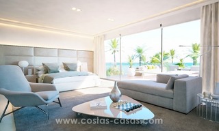 Villa contemporaine nouvellement construite en première ligne de plage à vendre, Nouvelle Mille d’Or, Marbella - Estepona 12
