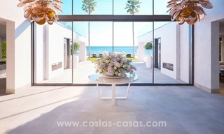 Villa contemporaine nouvellement construite en première ligne de plage à vendre, Nouvelle Mille d’Or, Marbella - Estepona 15