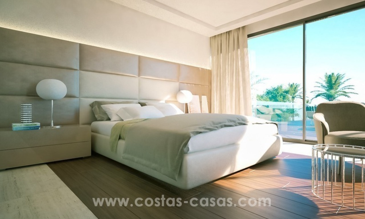 Villa contemporaine nouvellement construite en première ligne de plage à vendre, Nouvelle Mille d’Or, Marbella - Estepona 18