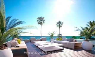 Villa contemporaine nouvellement construite en première ligne de plage à vendre, Nouvelle Mille d’Or, Marbella - Estepona 7