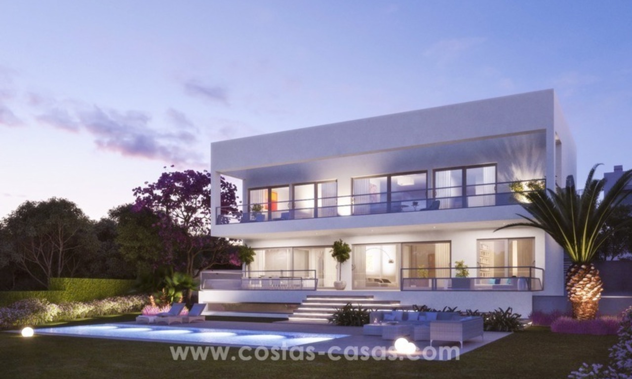 Villas modernes neuves de design à vendre à Guadalmina Baja, Marbella 2