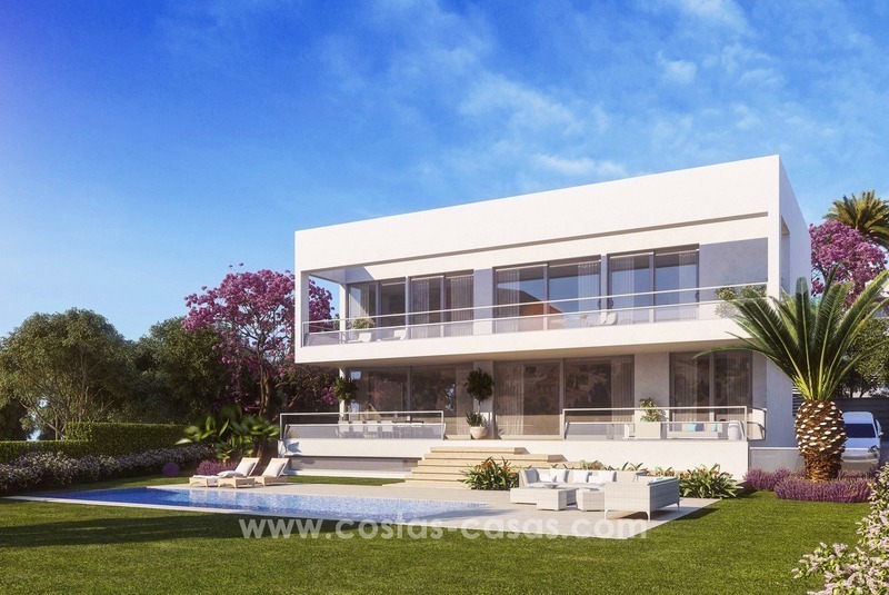 Villas modernes neuves de design à vendre à Guadalmina Baja, Marbella