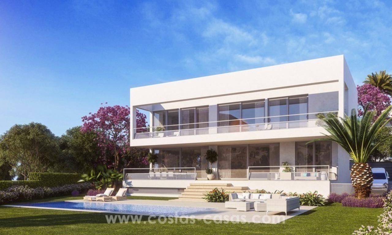 Villas modernes neuves de design à vendre à Guadalmina Baja, Marbella 0