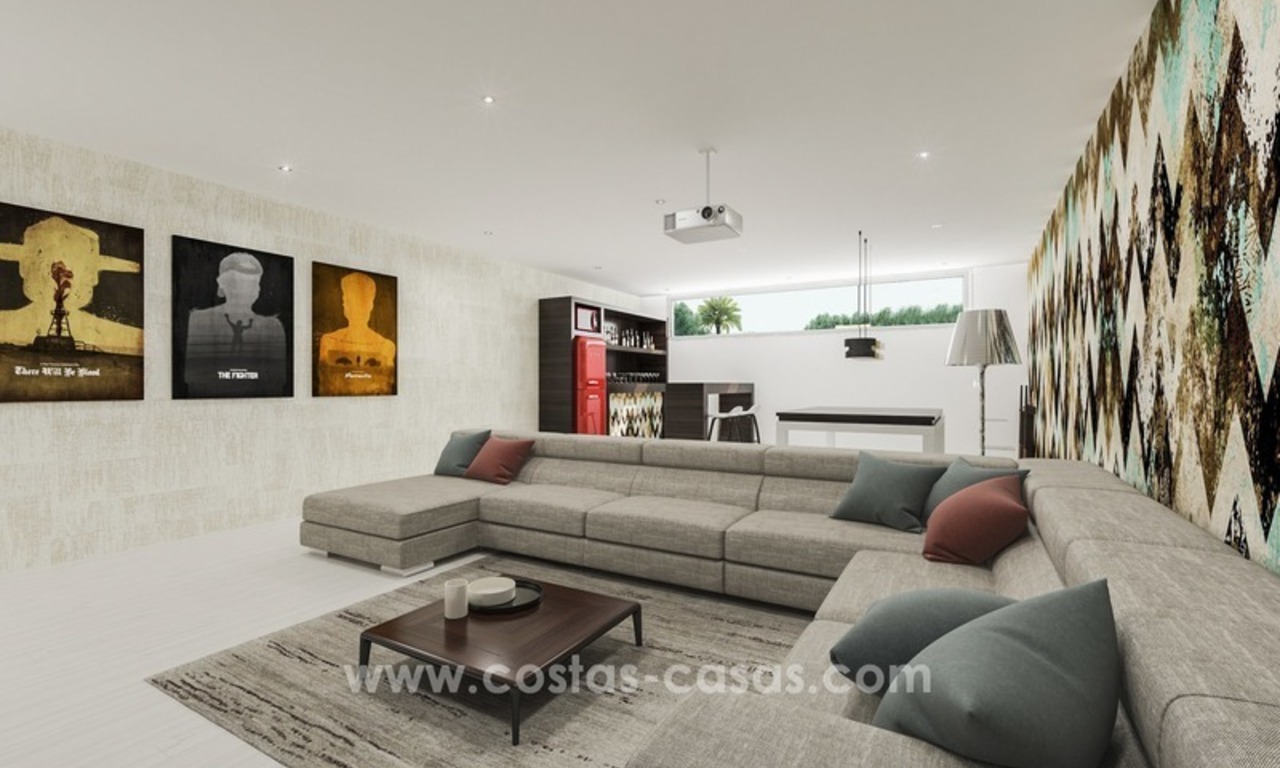 Villas modernes neuves de design à vendre à Guadalmina Baja, Marbella 13